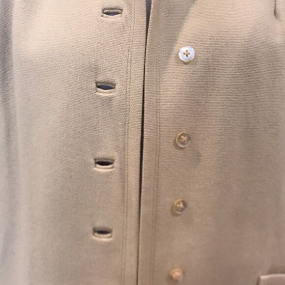 Rare Vintage 1950’s Tan Coat Sz.M by Dumas - Picture 4 of 6